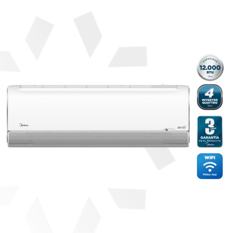 Aire Acondicionado Split Muro Airstill Inverter 12.000 BTU R32 Midea