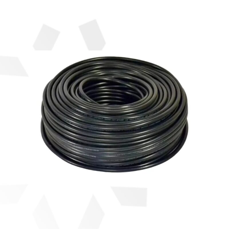 Cordon electronico 3x2.5 MM Negro 1 metro