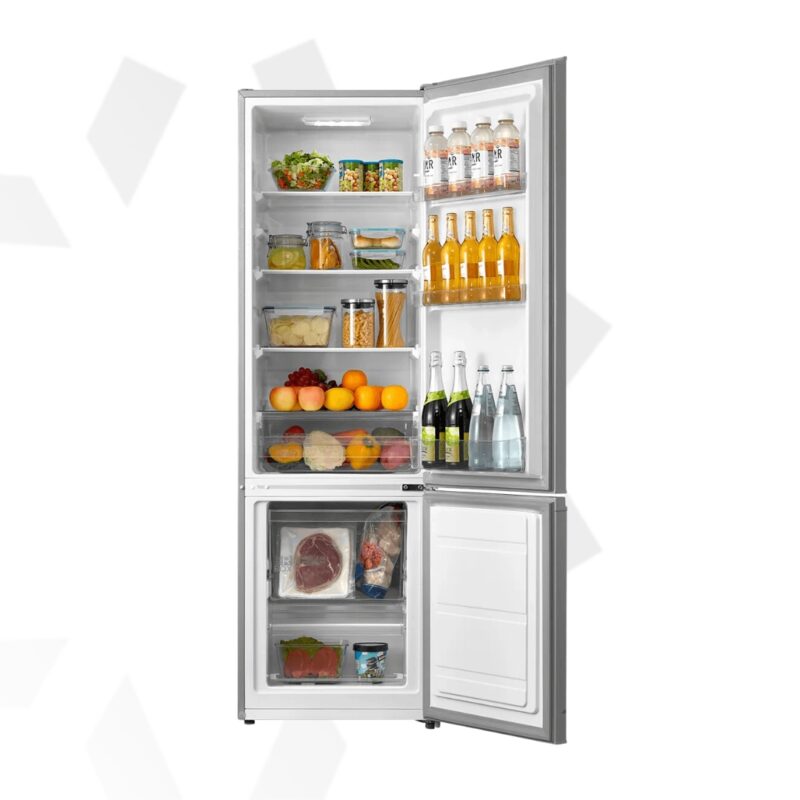 Refrigerador Bottom Freezer Frío Directo Light Silver 259 lts MDRB369FGE50 Midea